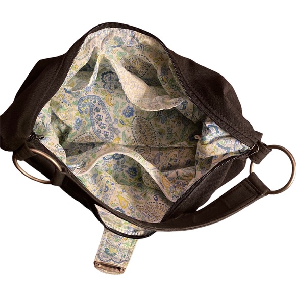 Vintage Dakine Slouchy Crescent-shaped Shoulder Hobo Bag in Black - Picture 4 of 12